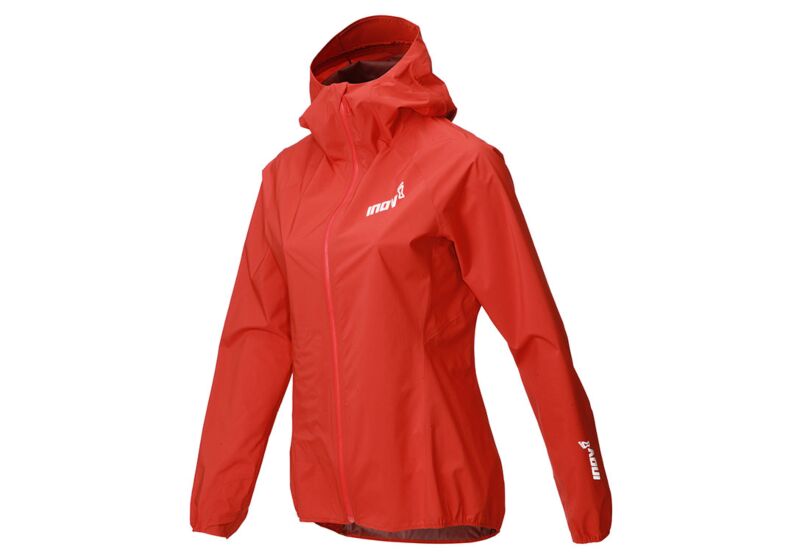 Inov-8 Stormshell Waterproof Women's Running Jacket Red UK 623081GFP